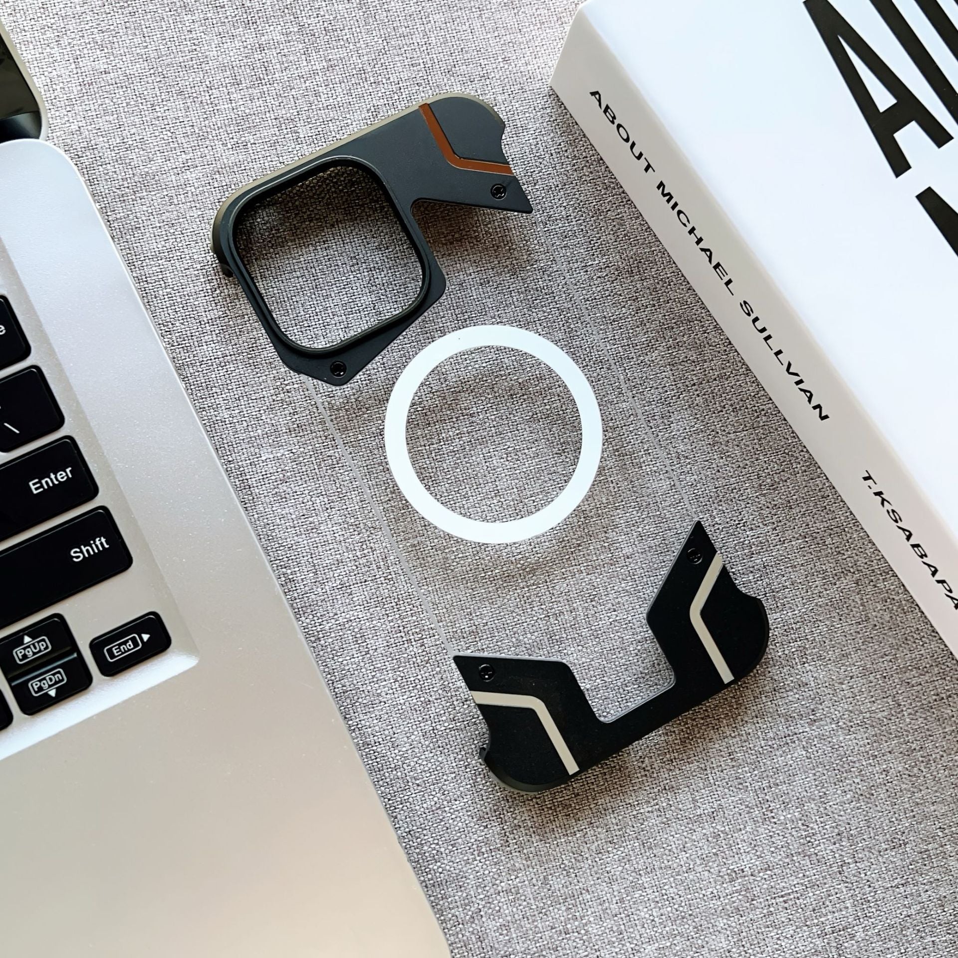 Applicable Frameless Phone Case Metal Magnetic 15 Protective Case 14